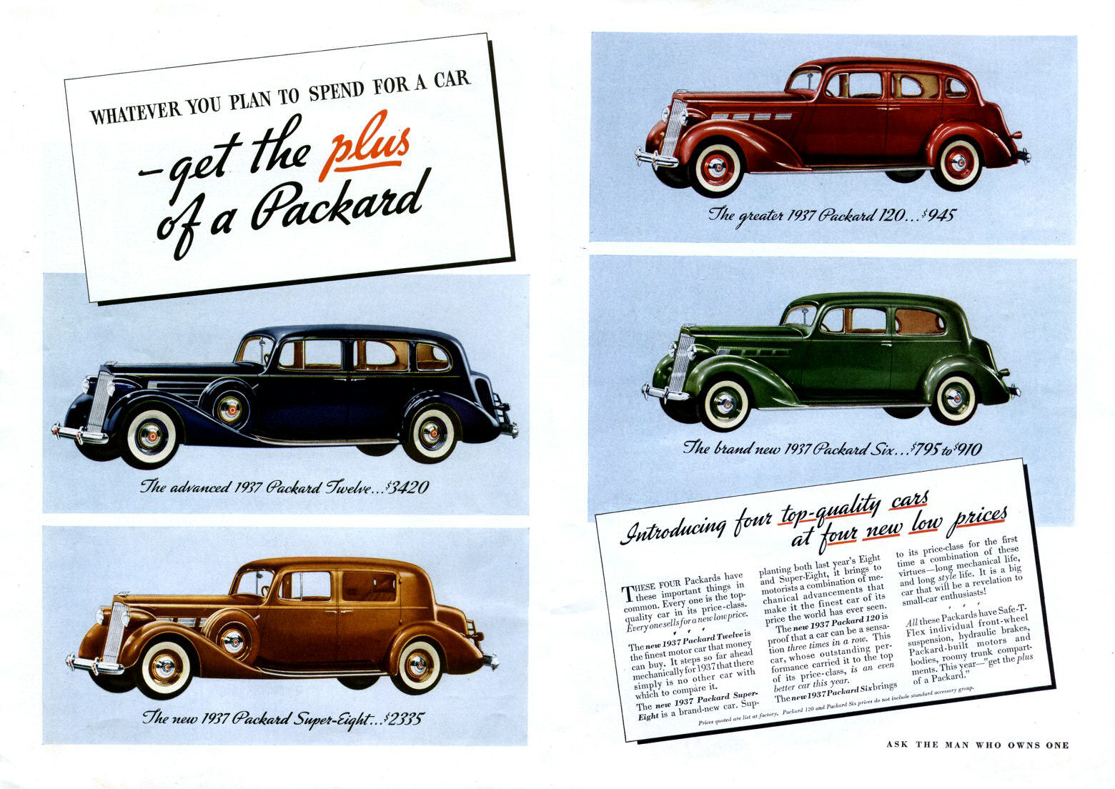 1937 Packard Auto Advertising